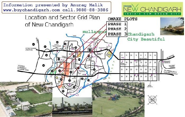 omaxe plots phase 2 new chandigarh mullanpur location map
